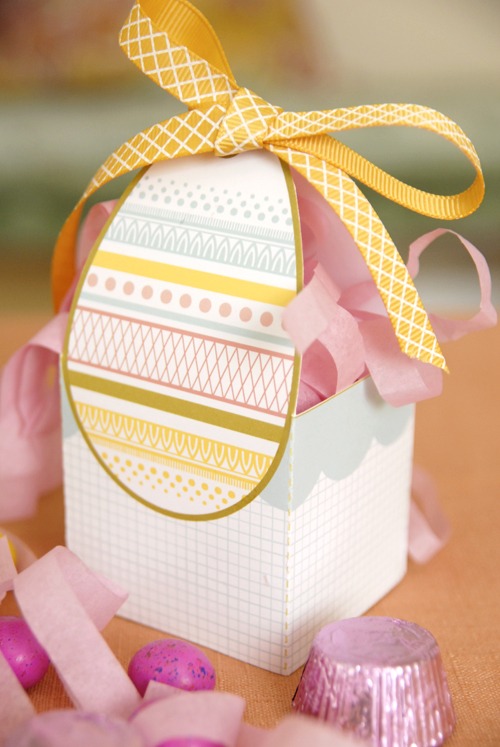 Nyomtatható húsvéti dobozka  - ingyenesen letölthető