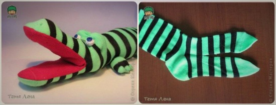 Barátok félpár zokniból: krokodil